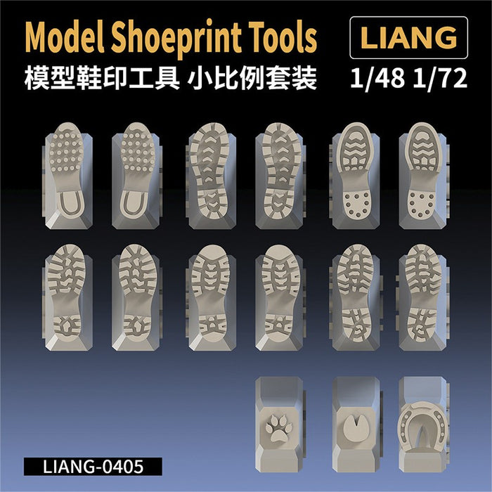 LIANG - 3D-print Model Shoeprint Tools (Scale 1/48-1/72)