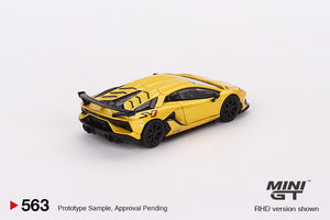 Mini GT - 1/64 Lamborghini Aventador SVJ (Giallo Orion)