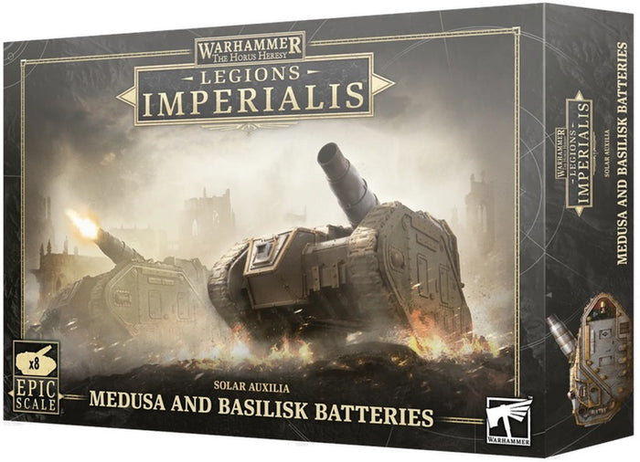 GW - Legions Imperialis: Solar Auxilia Medusa & Basilisk Batteries (03-16)
