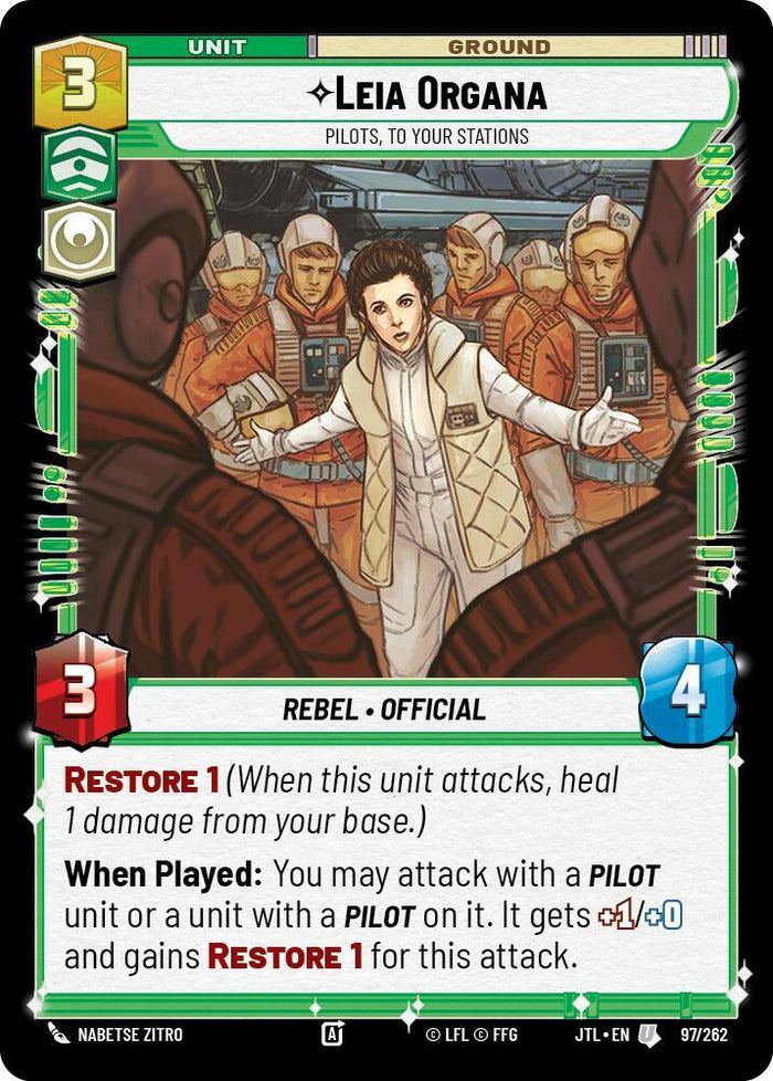 SWU - Leia Organa - Pilots, To Your Stations  (097/262)