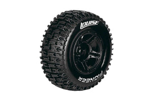 Louise - SC-Uphill 1/10 Short Course Tire (Mounted) Soft / Removable Hex Rim (2)