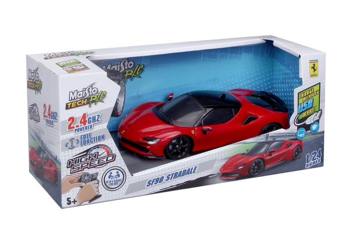 Maisto - 1/24 R/C Premium Ferrari SF90 Stradle - 2.4GHz (USB)