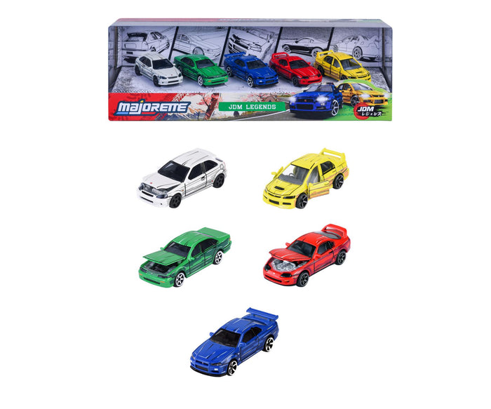 Majorette - JDM Legends Anime Giftpack (5 Pieces)