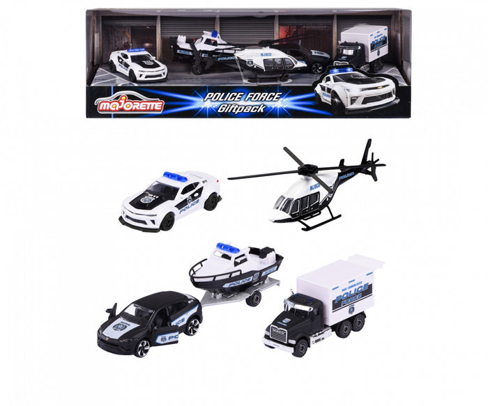 Majorette - Police Force Giftpack (4 Pieces)