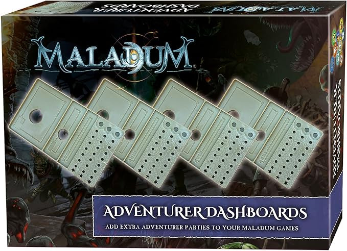 Maladum: Dungeons of Enveron - Adventurer Dashboards