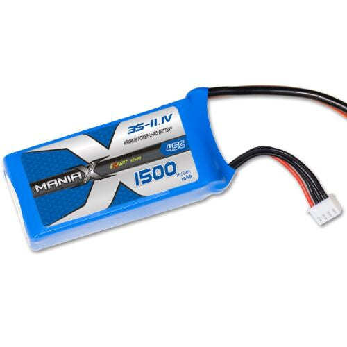 Mania X Power - 11.1V 1500mAh Lipo 45C (XT-60 plug)