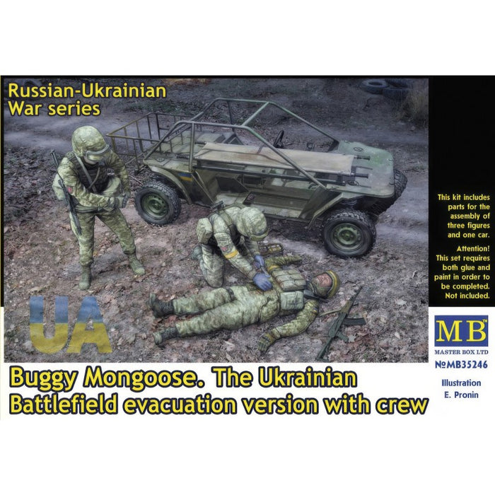 Master Box - 1/35 Buggy Mongoose. The Ukrainian Battlefield (Russian-Ukrainian War series)