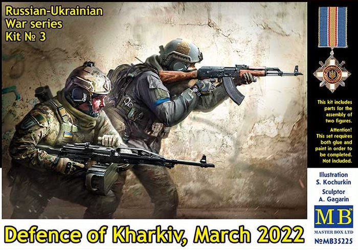 Master Box - 1/35 Defence of Kharkiv - March 2022 - kit  No.3 (Russian-Ukrainian War Series)