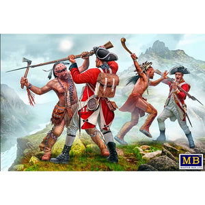 Master Box - 1/35 The Mohicans. Mortal Combat  Kit No 7 (Indian Wars Series the XVIII century)