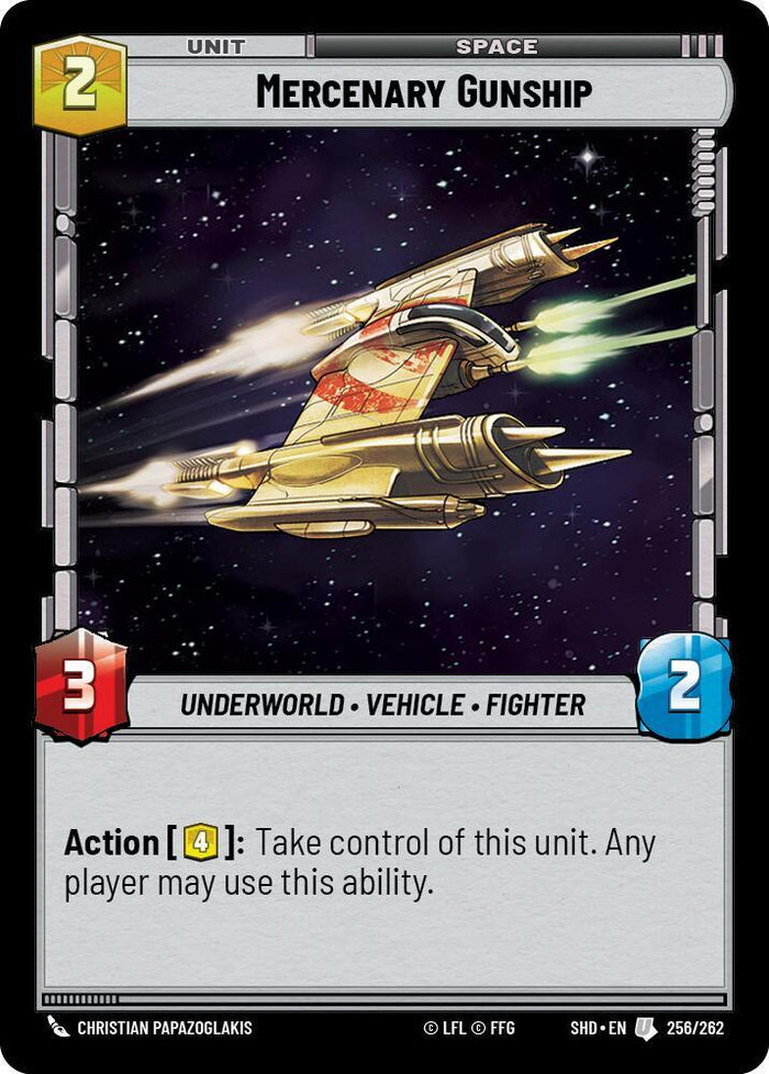 SWU - Mercenary Gunship (256/262)