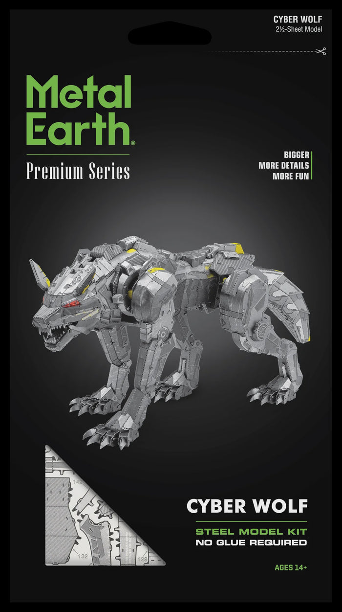 Metal Earth - Cyber Wolf (Premium Series)
