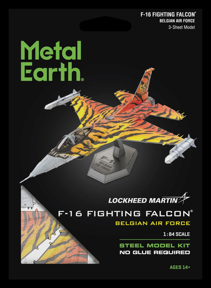 Metal Earth - F-16 Fighting Falcon Belgian Air Force