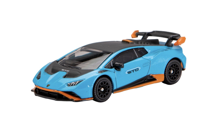 Metal Speed Zone - 1/64 Lamborghini Huracan STO - Blue/Grey
