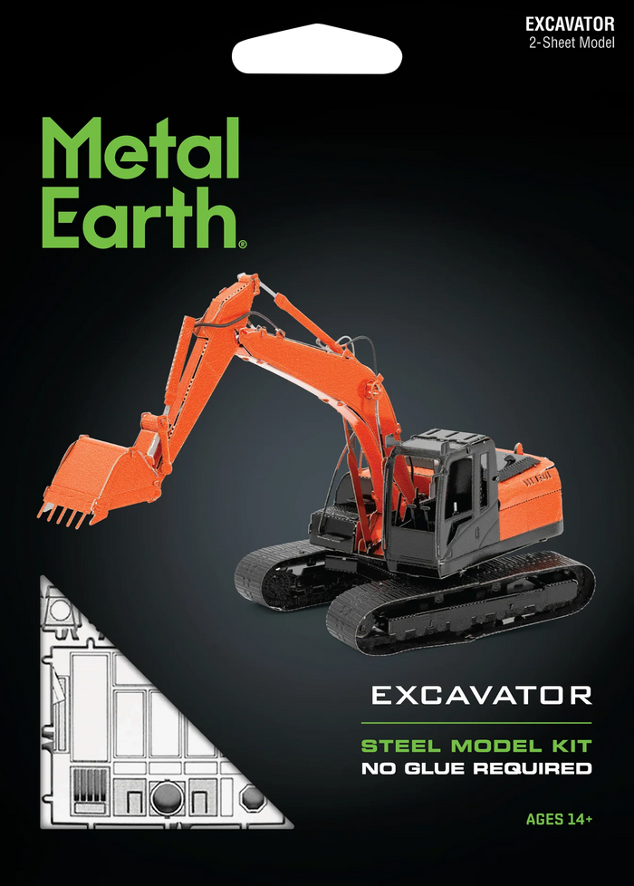 Metal Earth - Excavator (Orange)