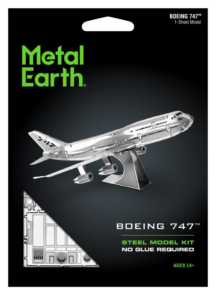Metal Earth - Jet Airplane Boeing 747