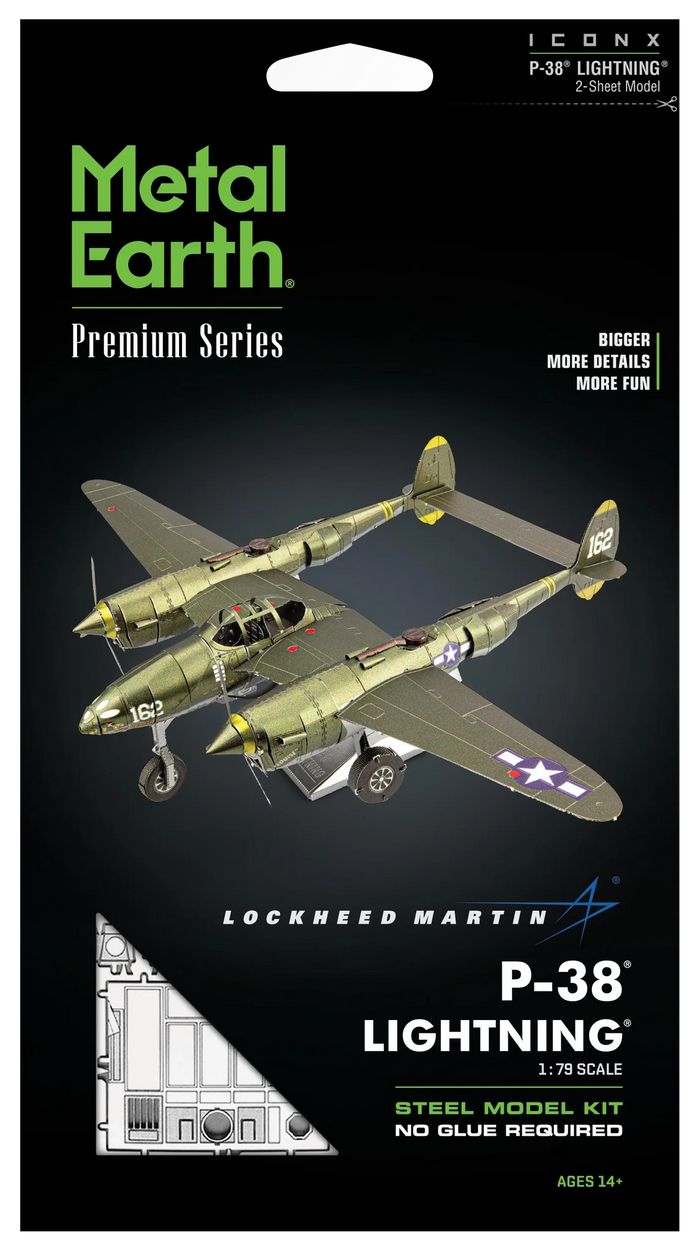 Metal Earth - P-38 Lightning (ICONX)