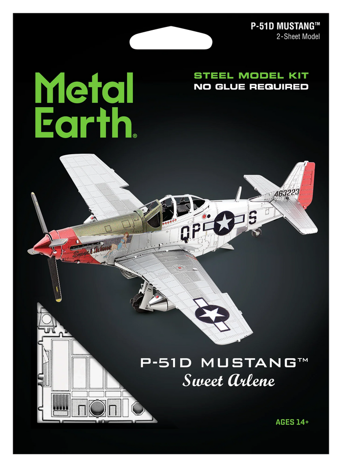 Metal Earth - P-51D Mustang (Sweet Arlene)