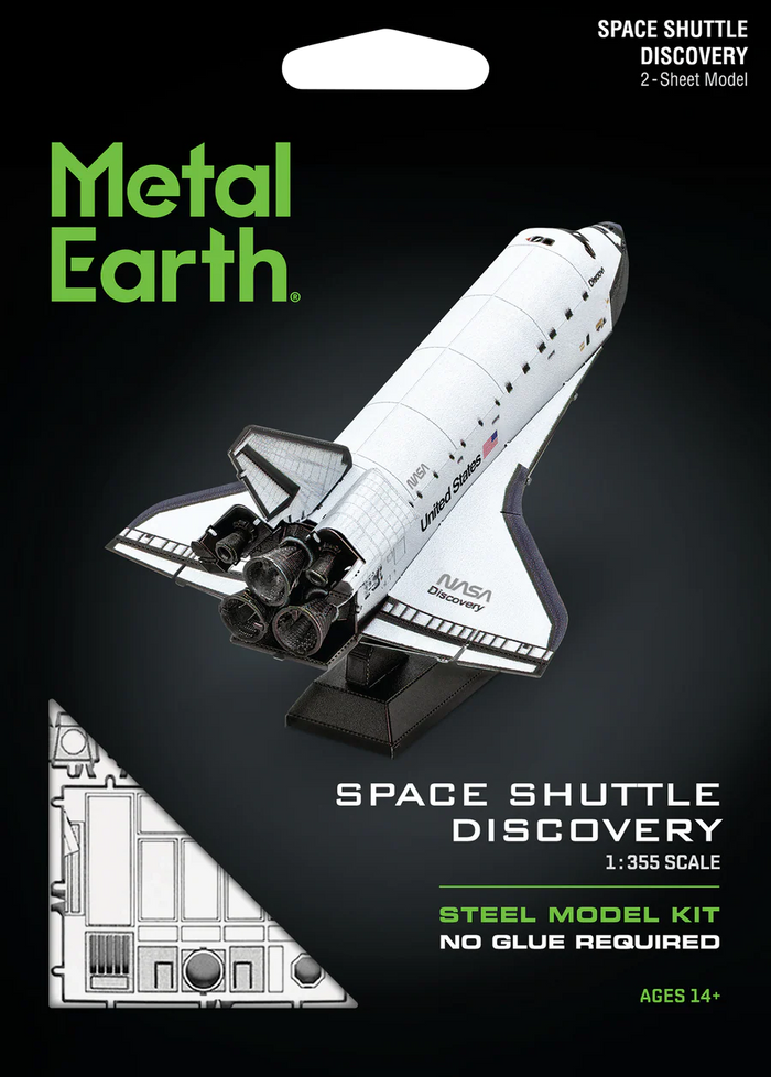 Metal Earth - Space Shuttle Discovery - New (Colour)