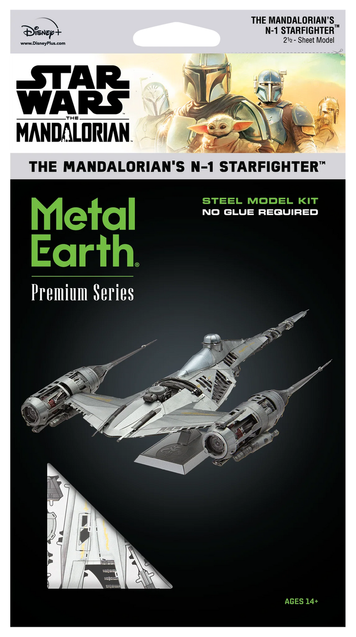 Metal Earth - The Mandalorian's N-1 Starfighter (Star Wars) (Premium Series)