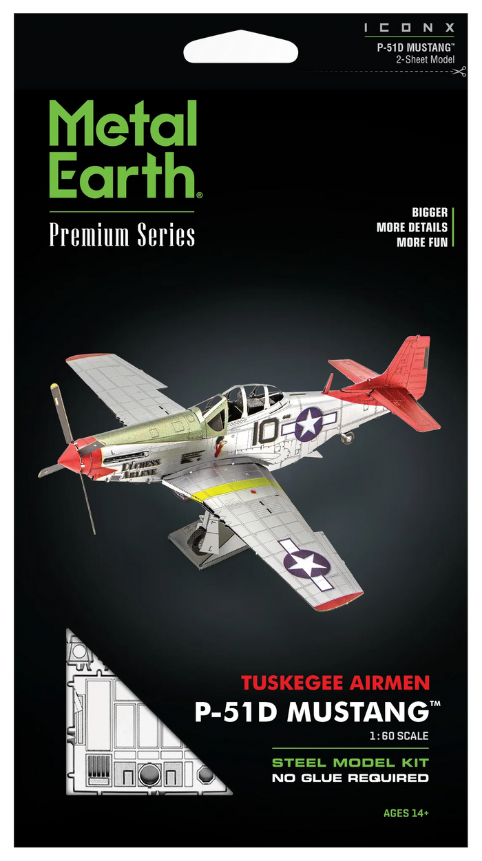 Metal Earth - Tuskegee Airmen P-51D Mustang (ICONX)