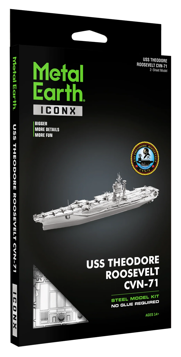 Metal Earth - USS Roosevelt Carrier (ICONX)
