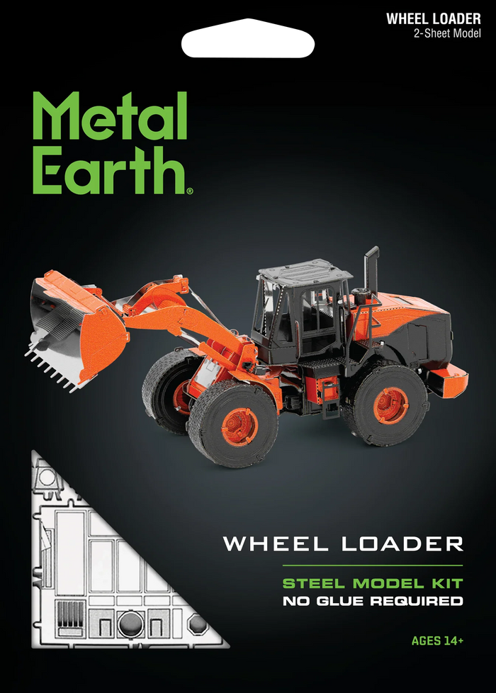 Metal Earth - Wheel Loader (Orange)