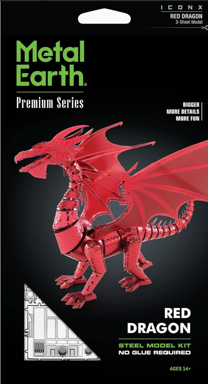 Metal Earth - Red Dragon (ICONX)