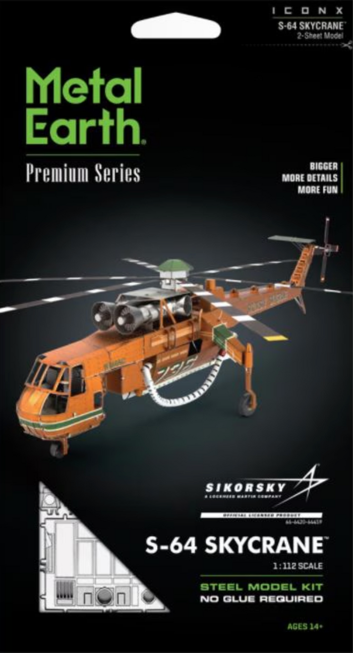 Metal Earth - Skycrane S-64 (ICONX)