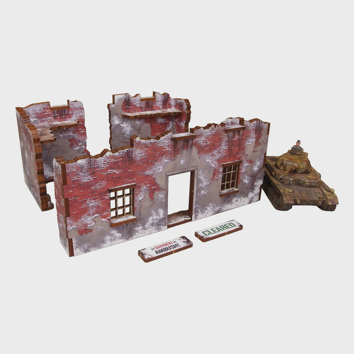 Micro Art Studio - Pre-Painted Winter Ruins 1 (H00218)