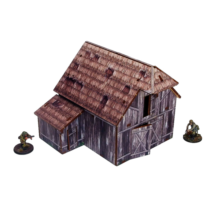 Micro Art Studio - WW2 Ostfront Village  Barn (1)  (H00239)