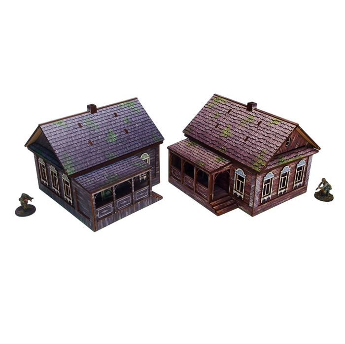 Micro Art Studio - WW2 Ostfront Village  Doma (2)  (H00233)