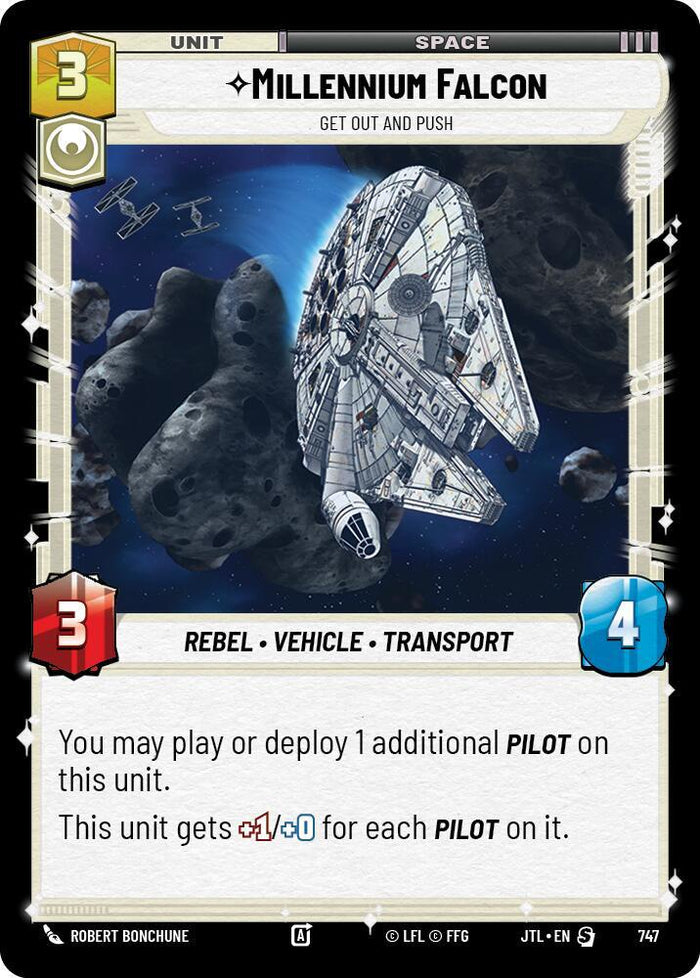 SWU - Millennium Falcon - Get Out And Push  (747) (Foil)
