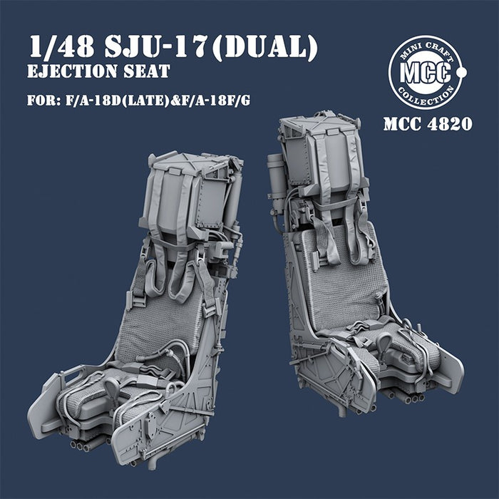 Mini Craft Collection - 1/48 SJU-17 NACES Ejection Seats for F/A-18F & F/A-18D Late (2pcs)