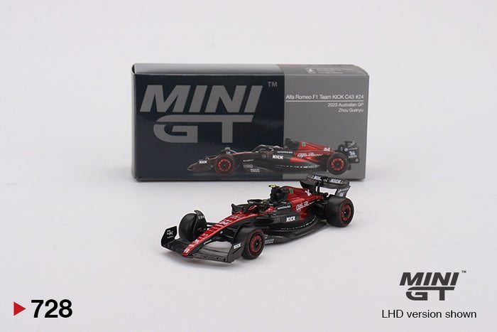 Mini GT - 1/64 Alfa Romeo F1 C43 #24 Z.Guanyu 2023