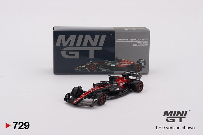 Mini GT - 1/64 Alfa Romeo F1 C43 #77 V. Bottas 2023