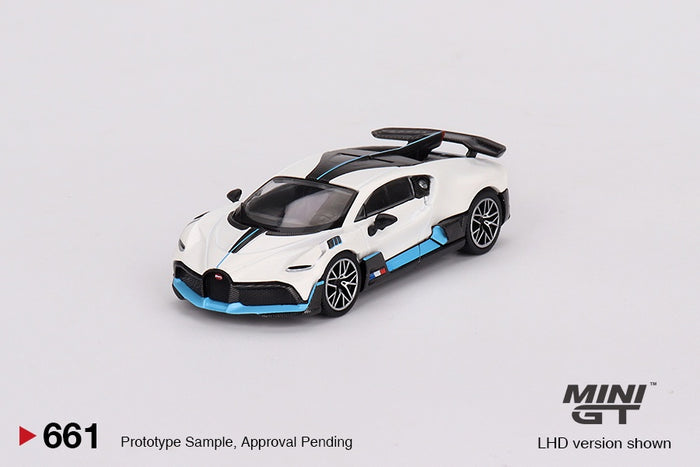 Mini GT - 1/64 Bugatti Divo (White)