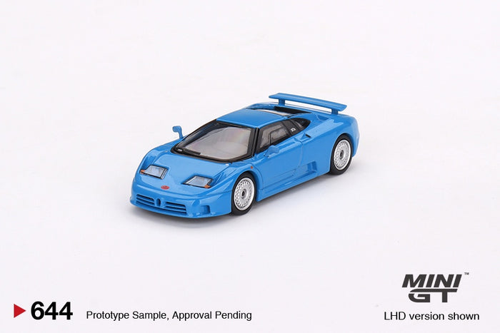 Mini GT - 1/64 Bugatti EB110 GT (Blu Bugatti)