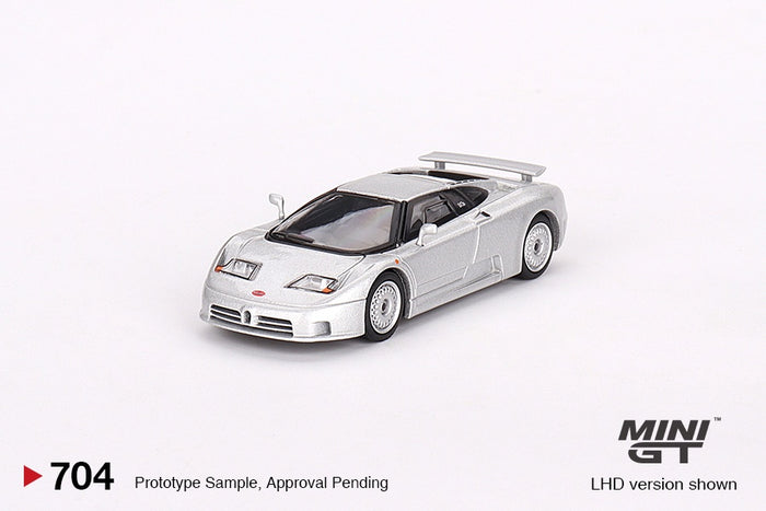 Mini GT - 1/64 Bugatti EB110 GT (Grigio Chiaro)