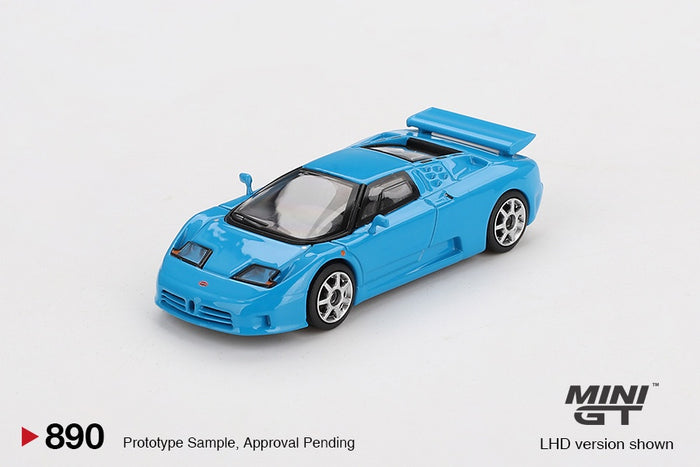 Mini GT - 1/64 Bugatti EB110 Super Sport Blu Bugatti