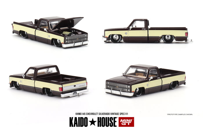 Mini GT - 1/64 Chevrolet Silverado Vintage Spec V1 (Kaido House)