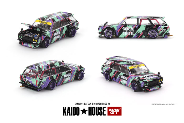 Mini GT - 1/64 Datsun 510 Wagon HKS V1 (Kaido House)