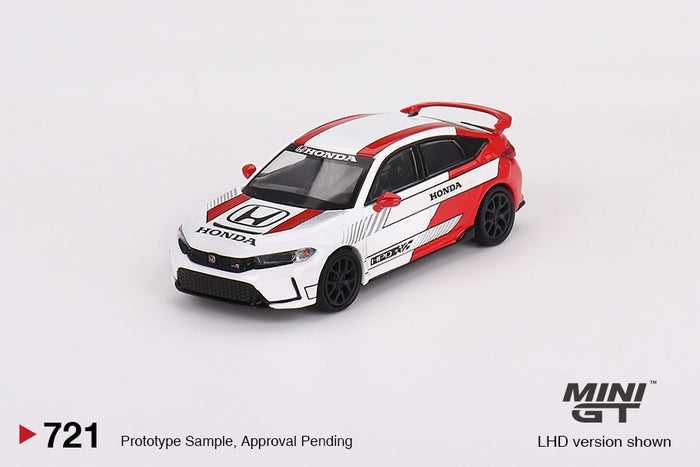 Mini GT - 1/64 Honda Civic Type R #2 2023 Pace Car (White)