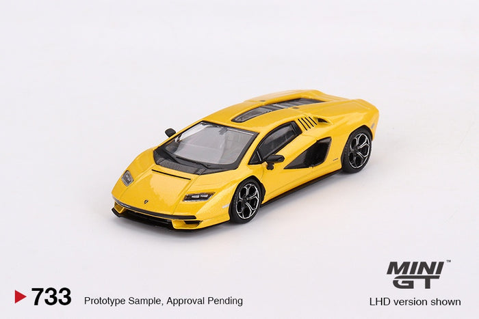 Mini GT - 1/64 Lamborghini Countach LPI 800-4 New Giallo Orion