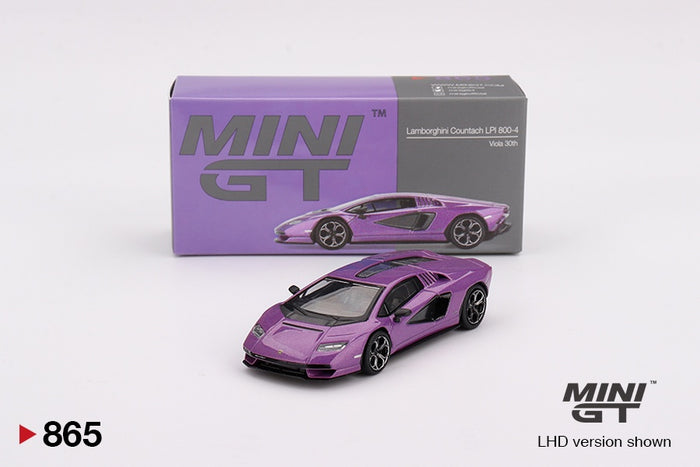 Mini GT - 1/64 Lamborghini Countach LPI 800-4 Viola 30th