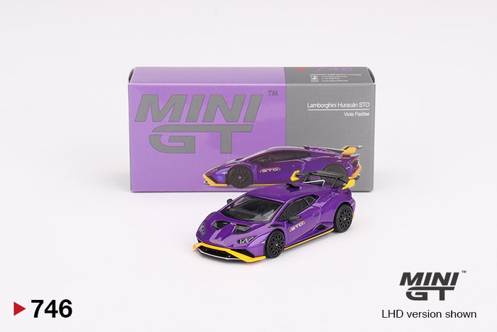 Mini GT - 1/64 Lamborghini Huracan STO (Viola Pasifae)