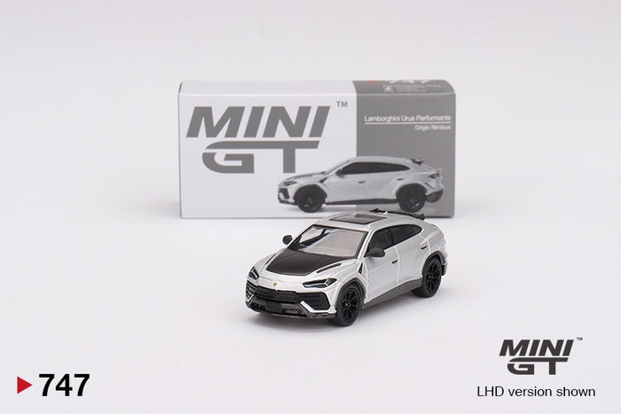 Mini GT - 1/64 Lamborghini Urus Performante (Grigio Nimbus)