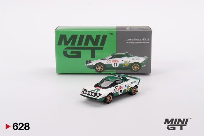 Mini GT - 1/64 Lancia Stratos HF 1975 Rally Sanremo Winner #11