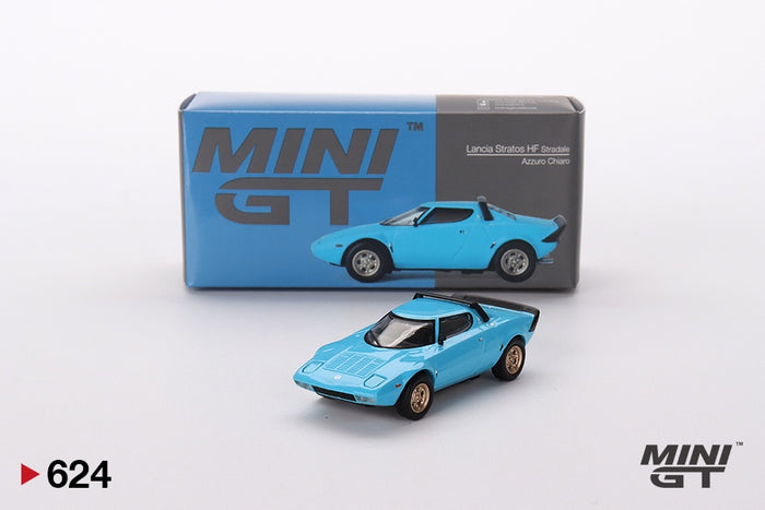 Mini GT - 1/64 Lancia Stratos HF Stradale (Azzuro Chiaro)