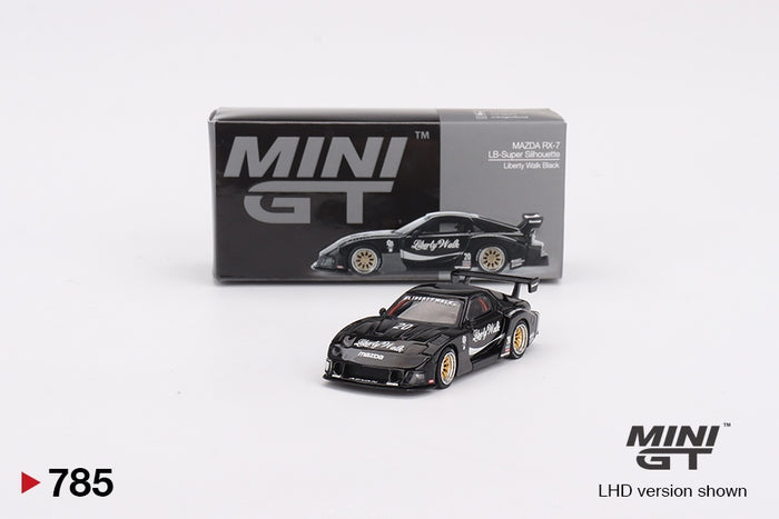 Mini GT - 1/64 MAZDA RX-7 LB-Super Silhouette Liberty Walk Black