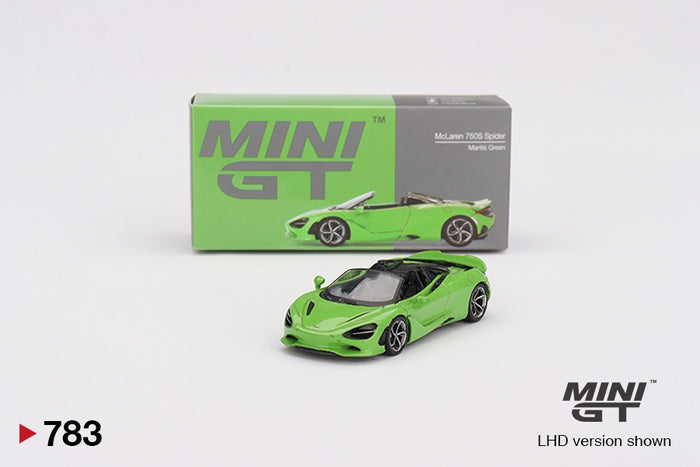 Mini GT - 1/64 McLaren 750S Spider (Mantis Green)